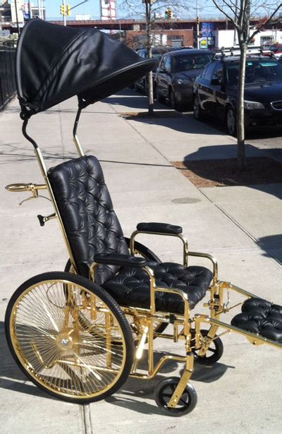 Lady Gaga's Custom Louis Vuitton Wheelchair .